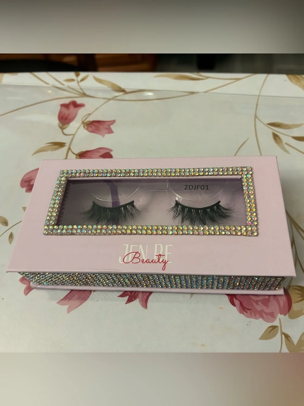 Pink False Eyelashes - Vegan, Cruelty Free, Dramatic 2D Style